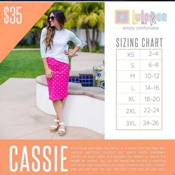 Lularoe cassie skirt - Picture 3 of 3